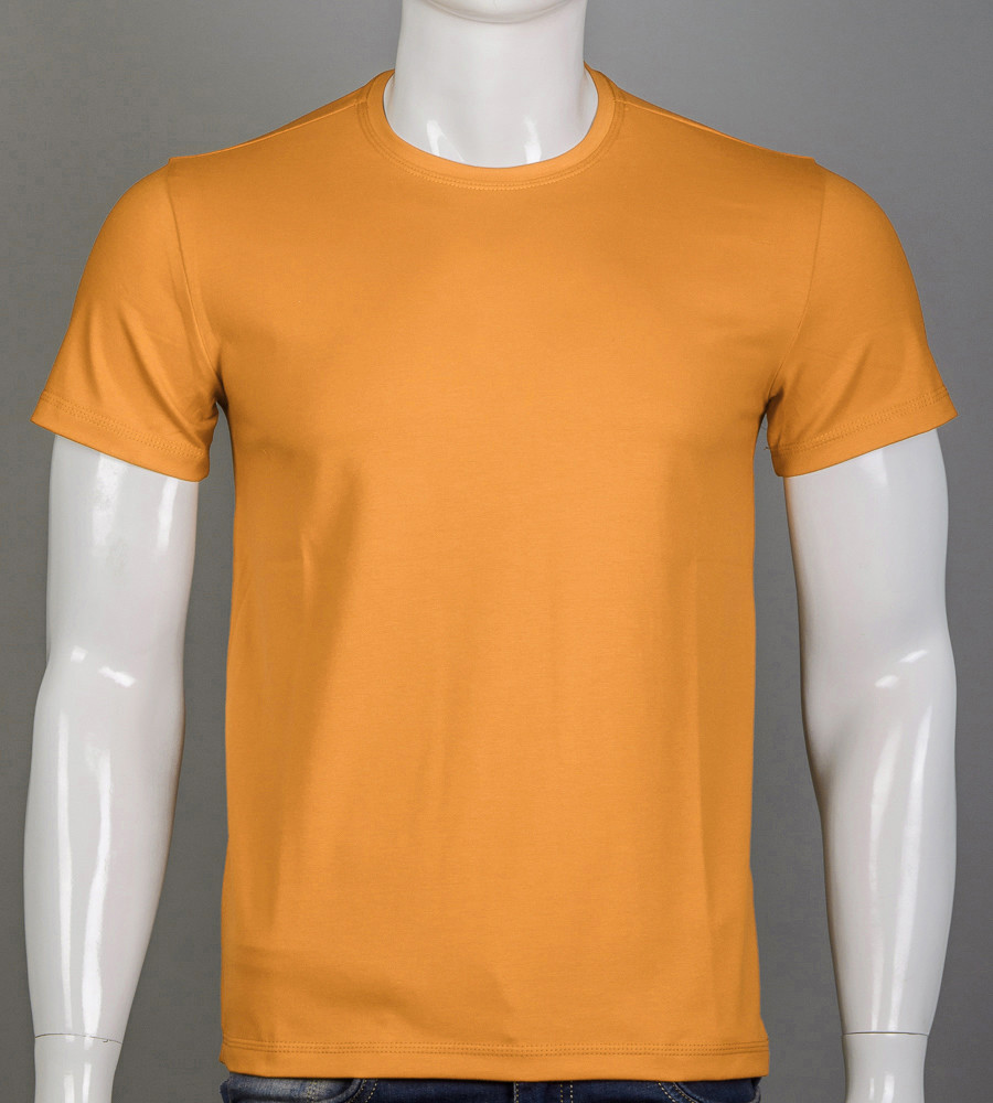 Футболка чоловіча Однотонна Помаранч 2300м, XXL (1шт), фото 1