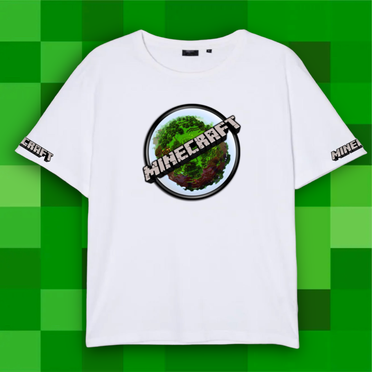 Футболка з принтом MINECRAFT майнкрафт