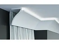 Карниз полиуретановый 120x100x2000 мм для LED освещения Tesori KF 802