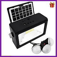 Комплект для освещения на солнечных батареях CClamp CL-03 30W + фонарь + лампы + Power Bank Солнечная электрос