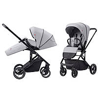 Детская прогулочная коляска серая Carrello Alfa CRL-5508 Feather Grey