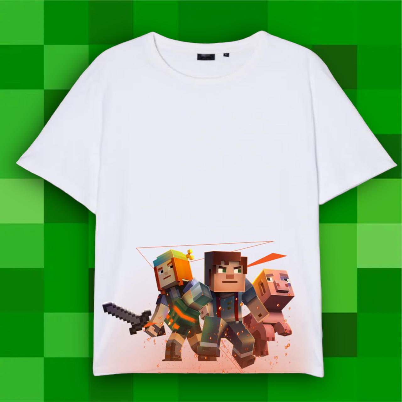 Футболка з принтом MINECRAFT майнкрафт