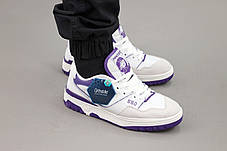Жіночі Кросівки New Balance 550 White Purple / Нью Беланс 550 Білі з Фіолетовим, фото 4