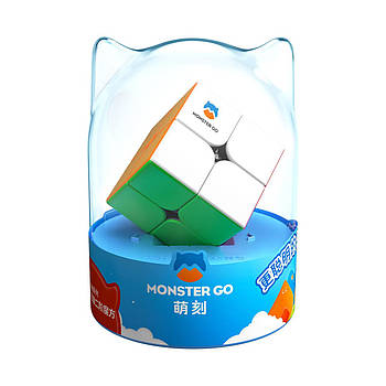 GAN Monster Go 2x2 stickerless | Кубик Рубіка 2х2 MG без наліпок