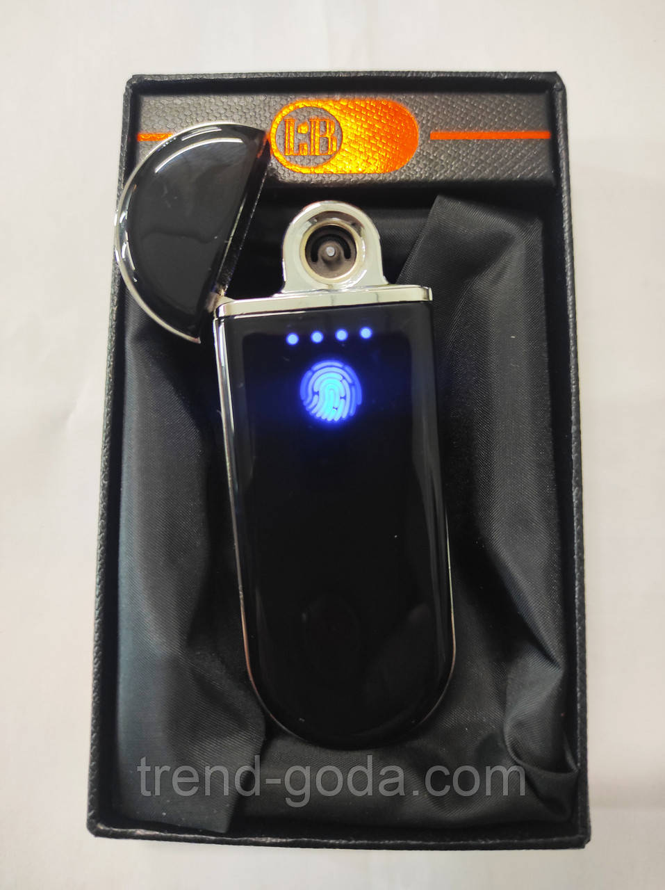 Запальничка імпульсна хамелеон USB в комплекті шнур для зарядки ЮСБ запальничка електронна