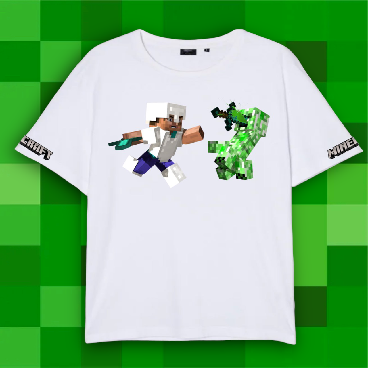 Футболка з принтом MINECRAFT майнкрафт