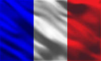 Зал флизелиновые фотообои 312x219 см 3Д Французский флаг (1586VEXXL)+клей