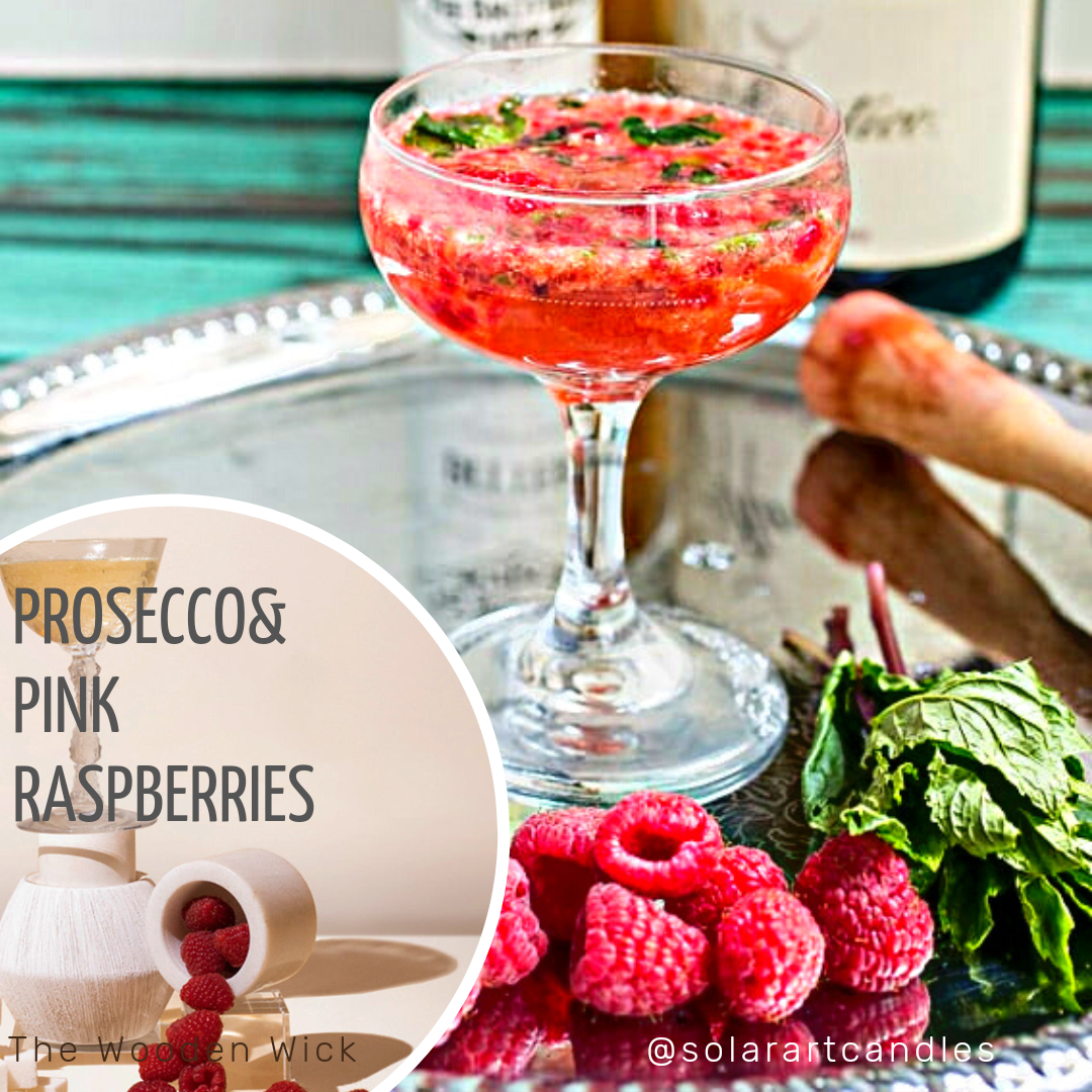 Аромаолія люкс "Просеко зі солодкою малиною+персик".США, "Prosecco & raspberries", уп.10 -100 г, Makesy