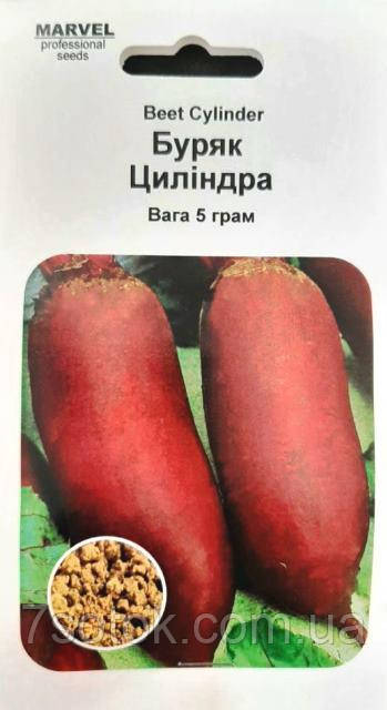 Насіння буряка Циліндра (Польща), 5г