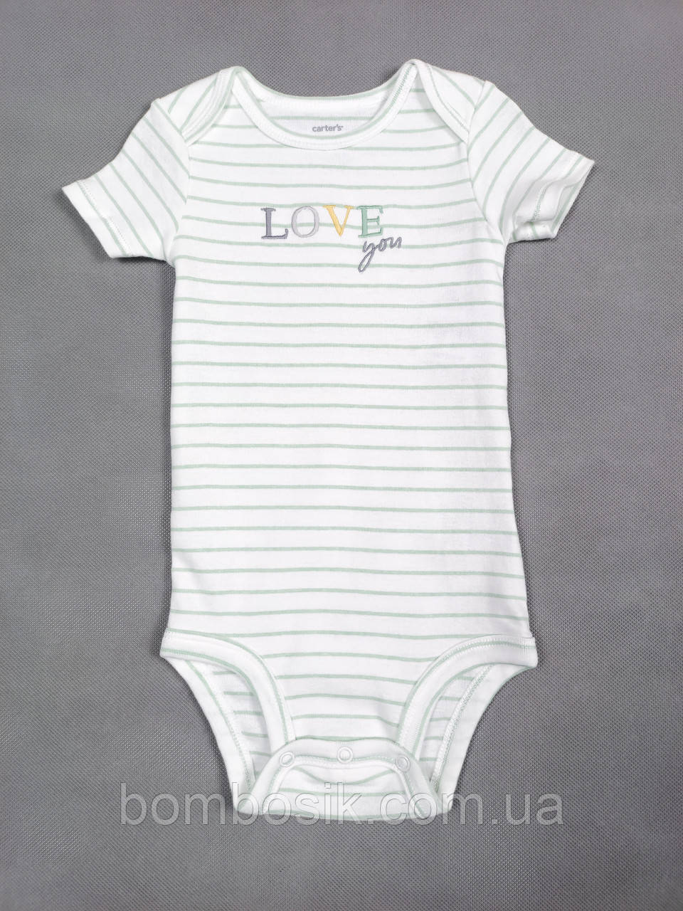 Бодік з коротким рукавом для хлопчика Картерс, 12м (72-76см), фото 1