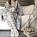 Гольфи в'язані Ohaina Scandinavian Linen beige + Grey, фото 3