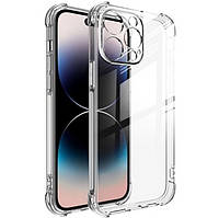 Чехол Fiji Proof для Apple Iphone 14 Pro бампер с усиленными бортами Transparent