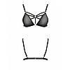 Бюстгальтер-стрепи Passion Exclusive MEGGY BRA L/XL, black Bomba💣, фото 6