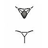 Стрінги зі стреп Passion Exclusive MEGGY THONG S/M, black Bomba💣, фото 6