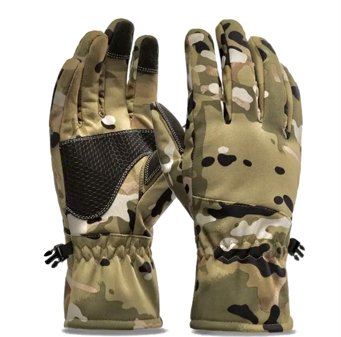Зимові тактичні військові рукавички на флісі M сенсорні