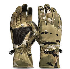 Зимові тактичні військові рукавички на флісі S сенсорні