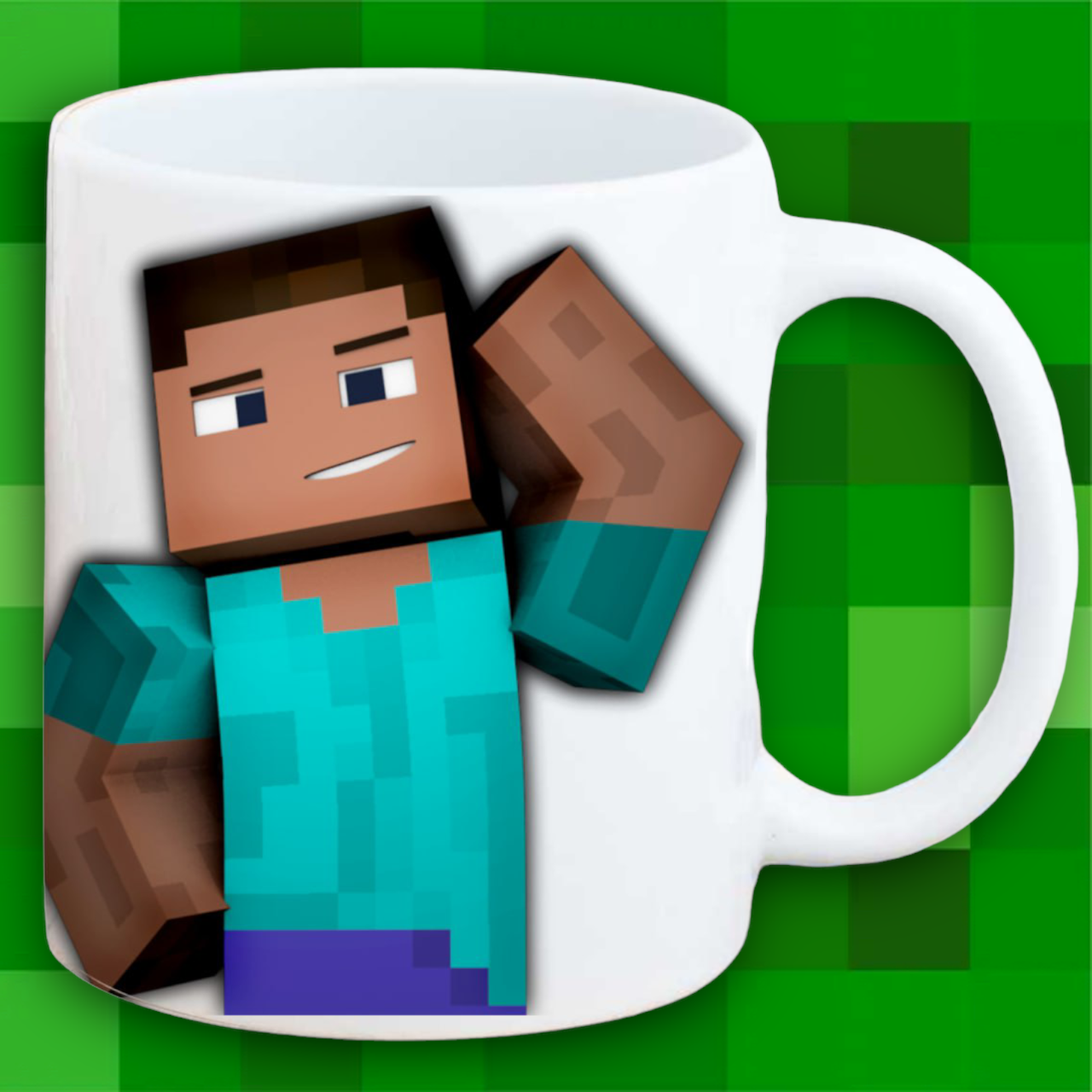 Чашка з принтом Minecraft майнкрафт