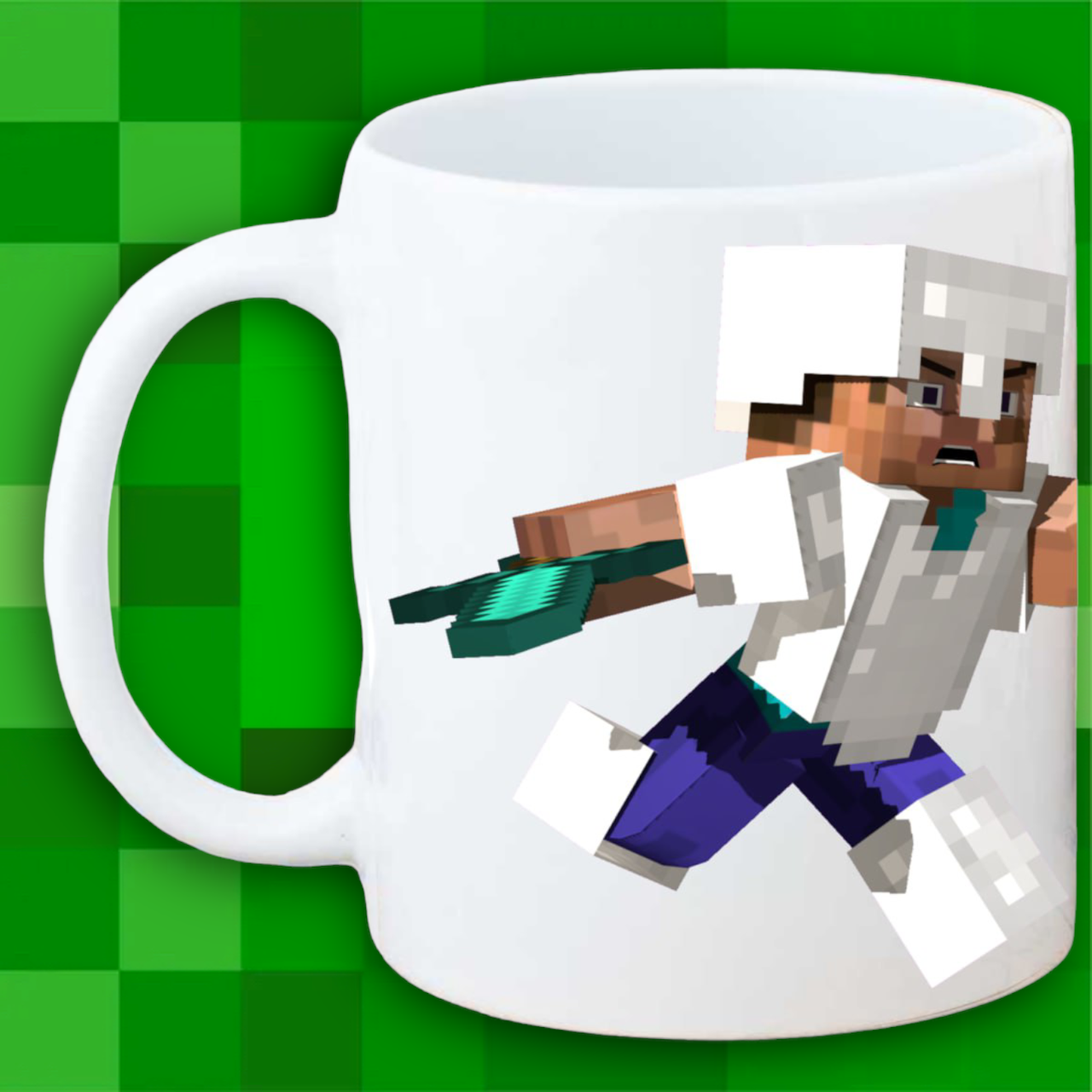 Чашка з принтом minecraft майнкрафт