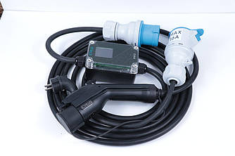 Зарядний пристрій для електромобілей Tesla EVEUS 11 кВт Pro 48А Type 1 (J1772) з LCD WiFi (колишній Energy Star)