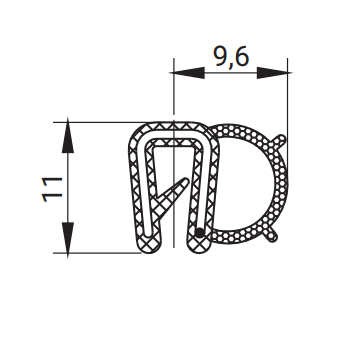 Купить Уплотнитель UT-33.2, цена 140 ₴ — Prom.ua (ID#1756350419)