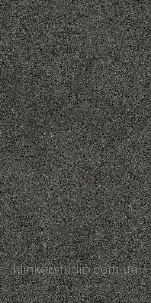 Плитка керамогранітна Surface Темно-сірий 600x1200x8 Intercerama