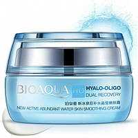 Крем омолаживающий Bioaqua Hyalo-Oligo Dual Recovery Cream с олигомером гиалуроновой кислоты, 50 г