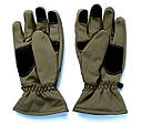 Зимові тактичні військові рукавички на флісі XL сенсорні, фото 2