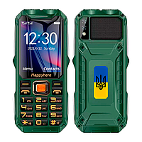 Телефон Tkexun Q8 (Happyhere Q8) green UA Flag Limited Edition