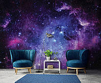 Флизелиновые фотообои для зала 416 x 290 см Космос - Звездное небо (13861VEXXXXL)+клей