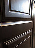 Двері вхідні металеві вуличні Прованс двоколірна МДФ ПВХ Венге-темний 850х2040х110 Ліве/Праве, фото 7