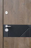 Двері вхідні Qdoors , квартира, серія Ультра, модель Сопрано-М (спил дерева коньячний), фото 2