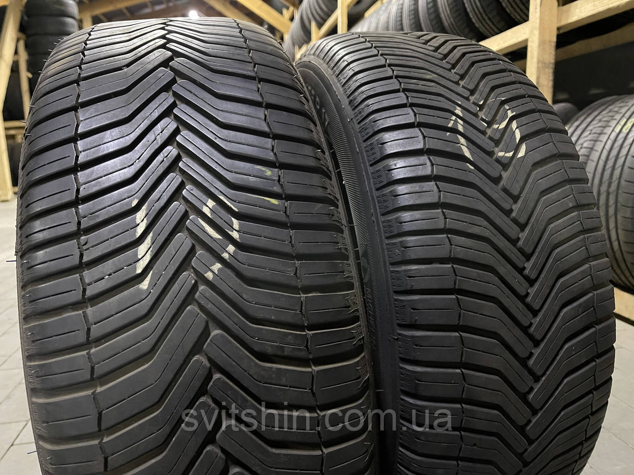 Шини всесез. 225/55R17 Michelin Crossclimate 19рік 6,5мм 2шт