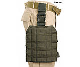 Панель для ніг Mil-Tec Leg Base MOLLE Green OD 13484001, фото 4