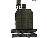 Панель для ніг Mil-Tec Leg Base MOLLE Green OD 13484001, фото 5