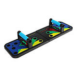 Компактний тренажер для віджимань JT-006 10 у 1 foldable push up board, фото 3