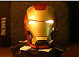 Портативна бездротова Bluetooth колонка Iron Man Залізна людина micro-USB SD/microSD/TF Card, фото 3