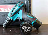 Шуруповерт Makita DF330DWE (12V 2A/h Li-Ion) в кейсі Акумуляторний шуруповерт-дриль Макіта, фото 7