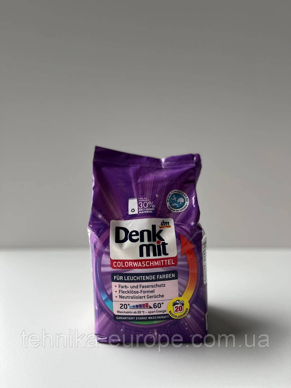 Пральний порошок DenkMit Colorwashmittel 1,35kg., фото 1