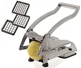 Ручна картофелерезка металева машинка Potato Chipper для нарізки картоплі фрі UN12-15, фото 7