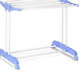 Універсальна складна сушарка для білизни 3 Tiers Garment rack біла, фото 9