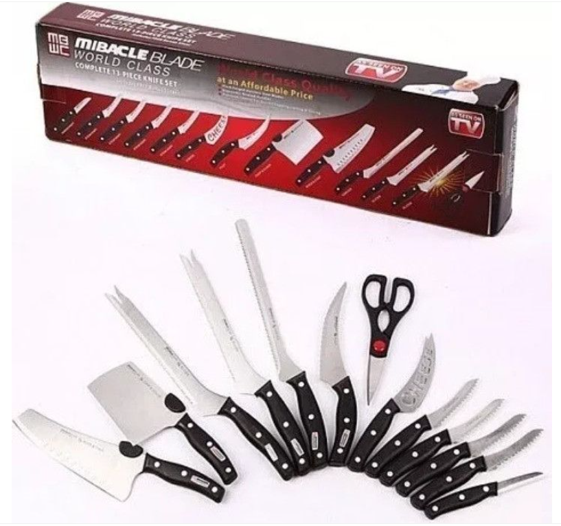 Набір професійних кухонних ножів Miracle Blade 13 1