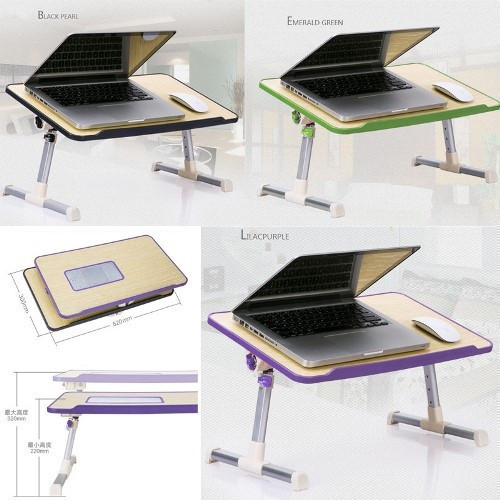 Столик-підставка для ноутбука, складаний стіл Multifunction Laptop Desk ЧОРНИЙ