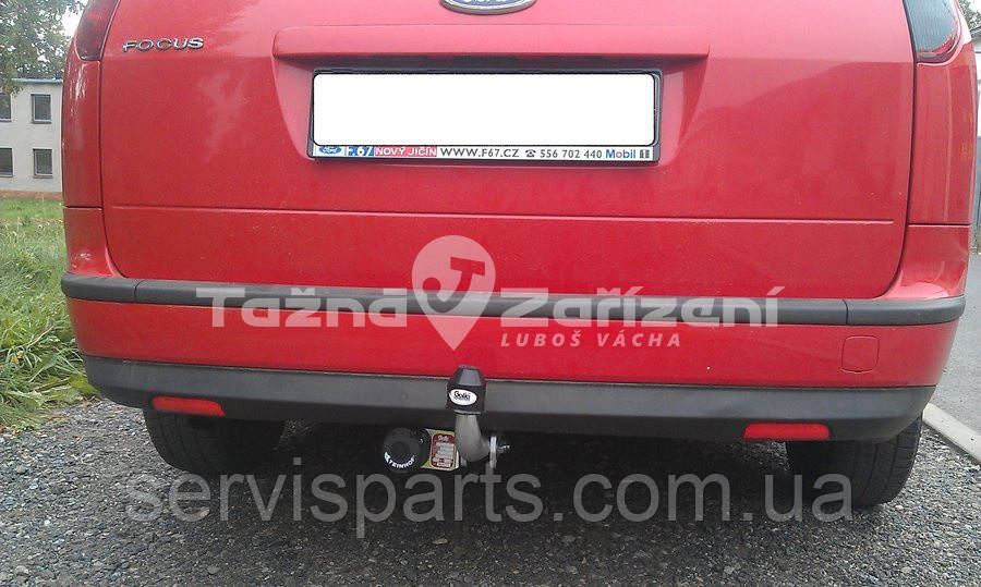 Оцинкованный фаркоп на Ford Focus II универсал 2003-2011 - фото 10 - id-p1756380623