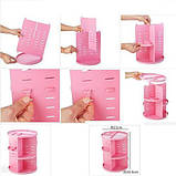 Органайзер обертається для косметики на Beauty Box 360. Органайзер для косметики рожевий 360., фото 3