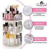Акриловий органайзер 360° для косметики 3D, фото 4