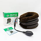 Масажер-комір для шиї Tractors for cervical spine / Надувний ортопедичний лікувальний комір на шию, фото 10