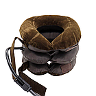 Масажер-комір для шиї Tractors for cervical spine / Надувний ортопедичний лікувальний комір на шию, фото 7