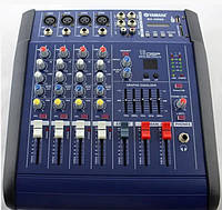 Аудіокшер Звуковий пульт підсилювач Mixer BT 4200D 4CH з bluetooth