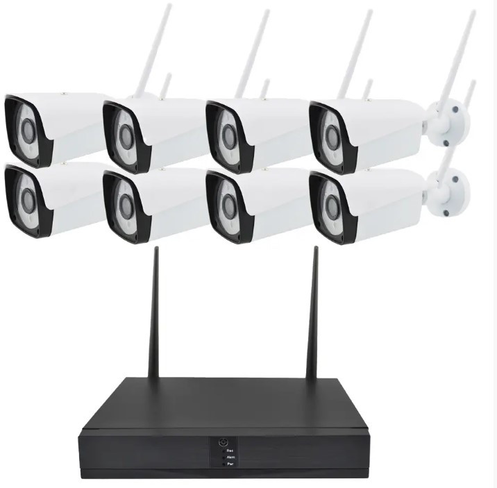 КОМПЛЕКТ ВІДЕОНОБЛЮДАННЯ БЕЗДРОТОВИЙ 5G Kit 720P WIFI НА 8 КАМЕР