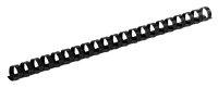 Пластиковая пружина для переплета (22 мм, А4, черная) BUROMAX BM.0507-01